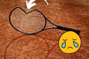How do I know if my tennis racket is cracked?