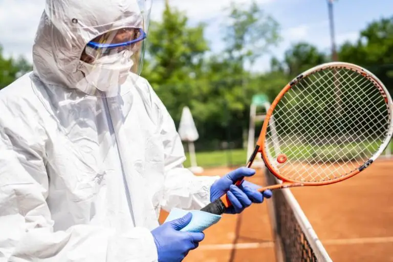 How do you protect a tennis racket from scratch?