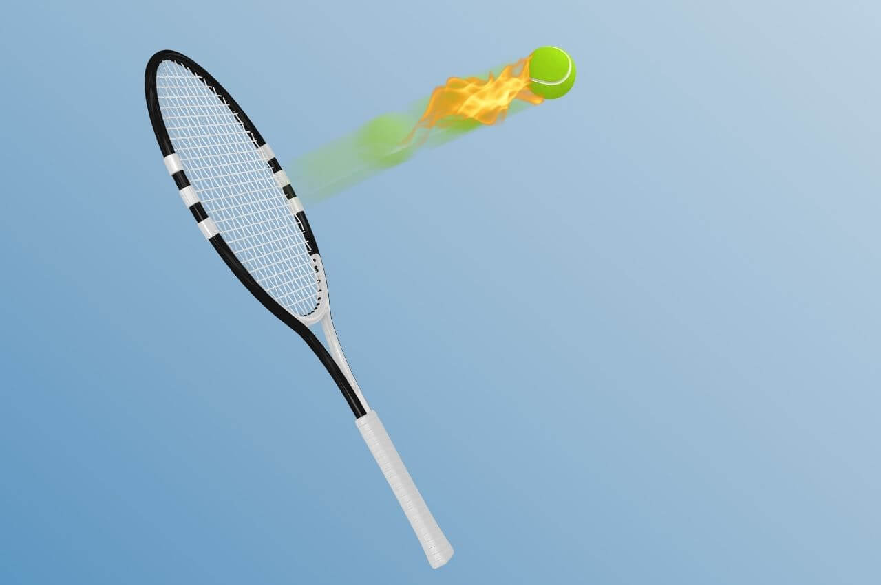 How to put a shock absorber on a tennis racket? Tennis on Flame