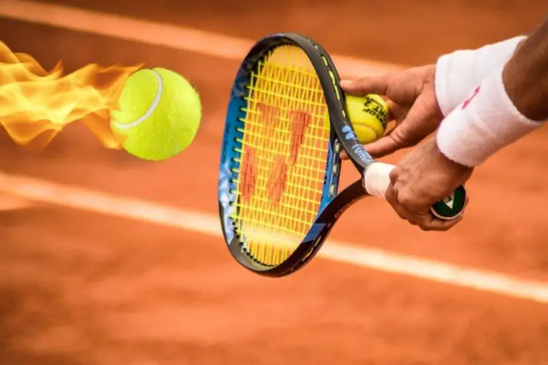 What is shock absorption in a tennis racket?