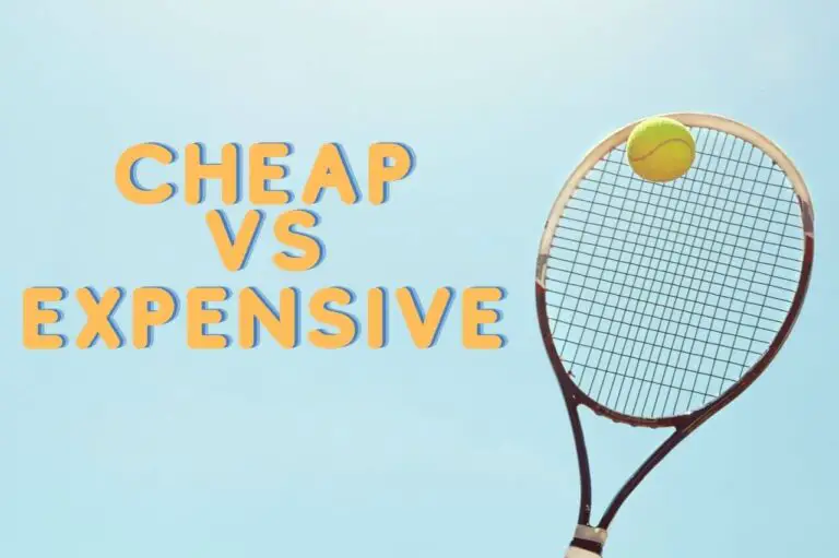 What's the difference between a cheap and an expensive tennis racket