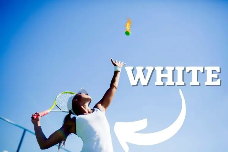 Why do tennis players wear white?