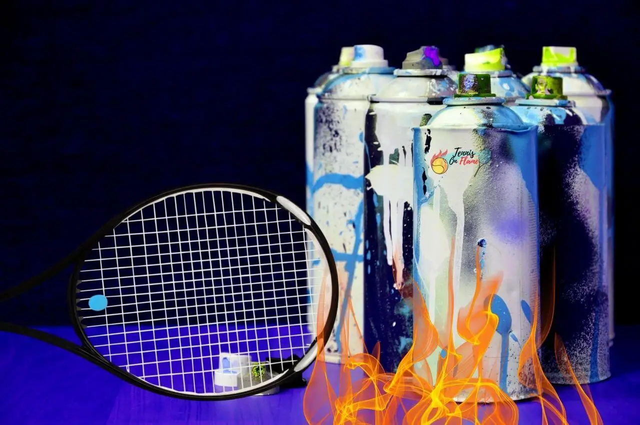binnenplaats veiligheid Zeehaven Can You Spray Paint Your Tennis Racket? | Tennis on Flame